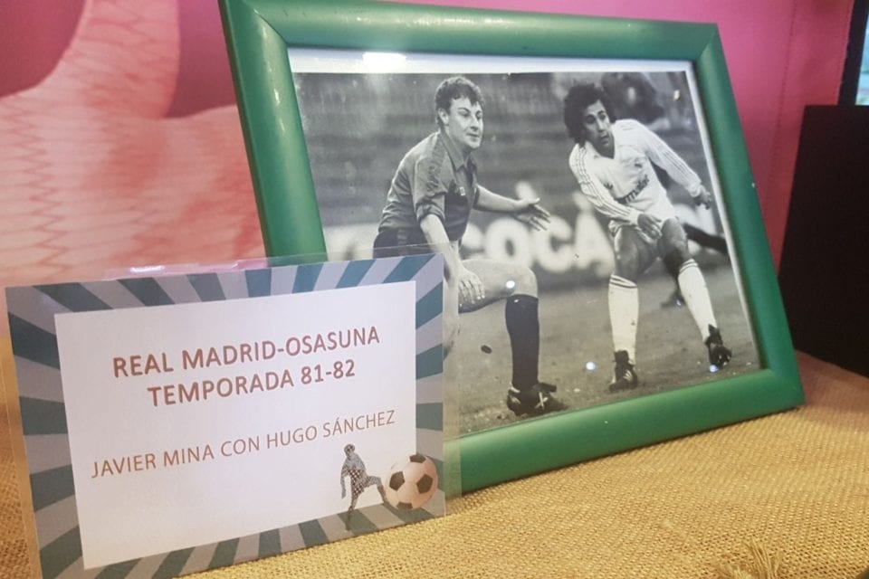 Fotografías antiguas de la exposición Pasión futbolera.