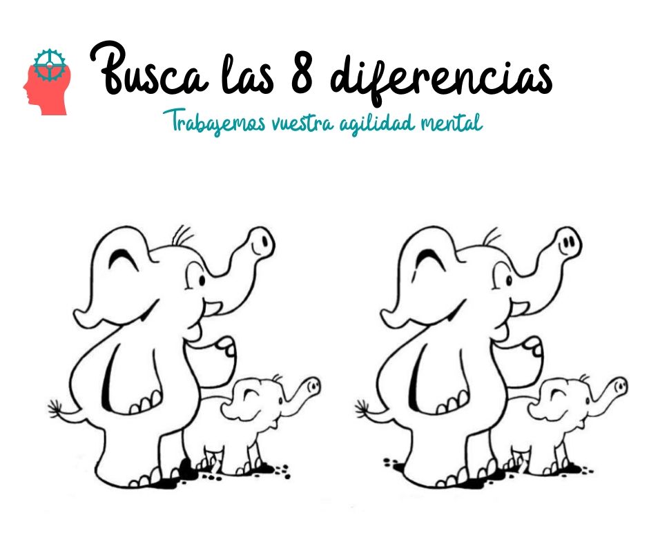 Busca las 8 diferencias