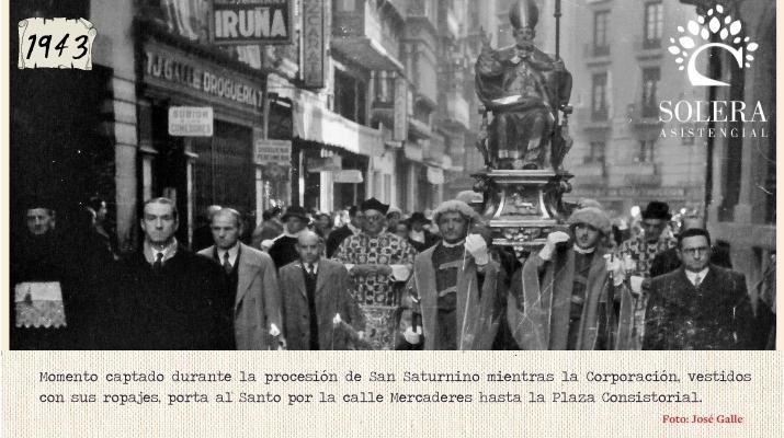 Celebración de San Saturnino 1943