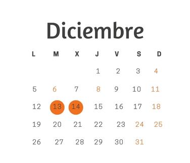 calendario 2022 diciembre